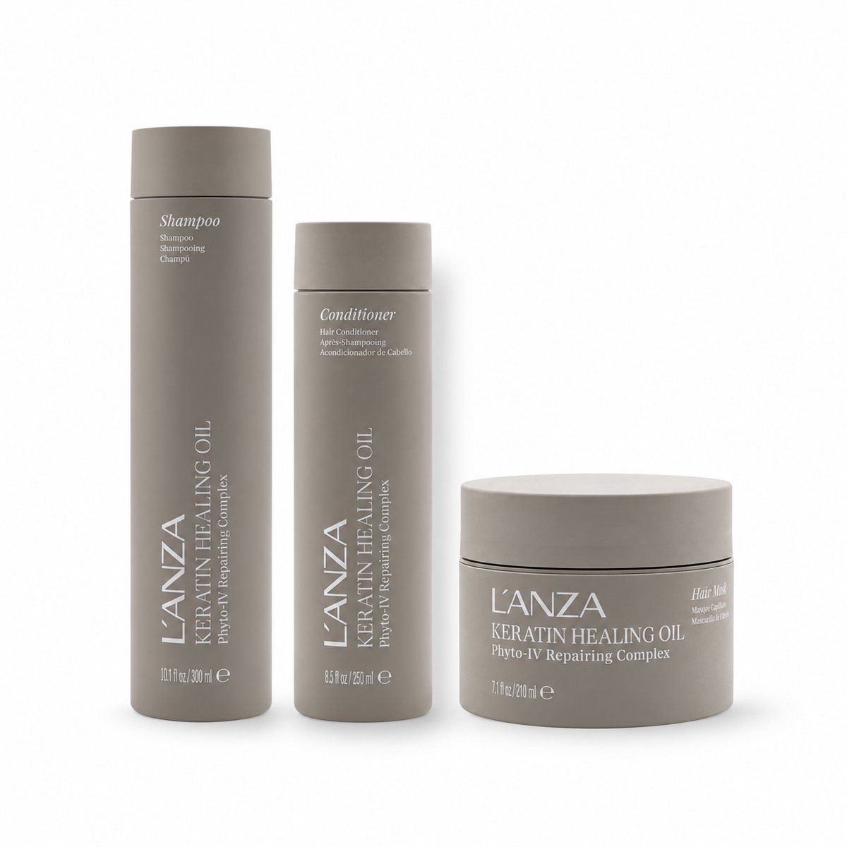 L'ANZA Keratin Healing Oil Lustrous Triple Set - 300+250+210ml