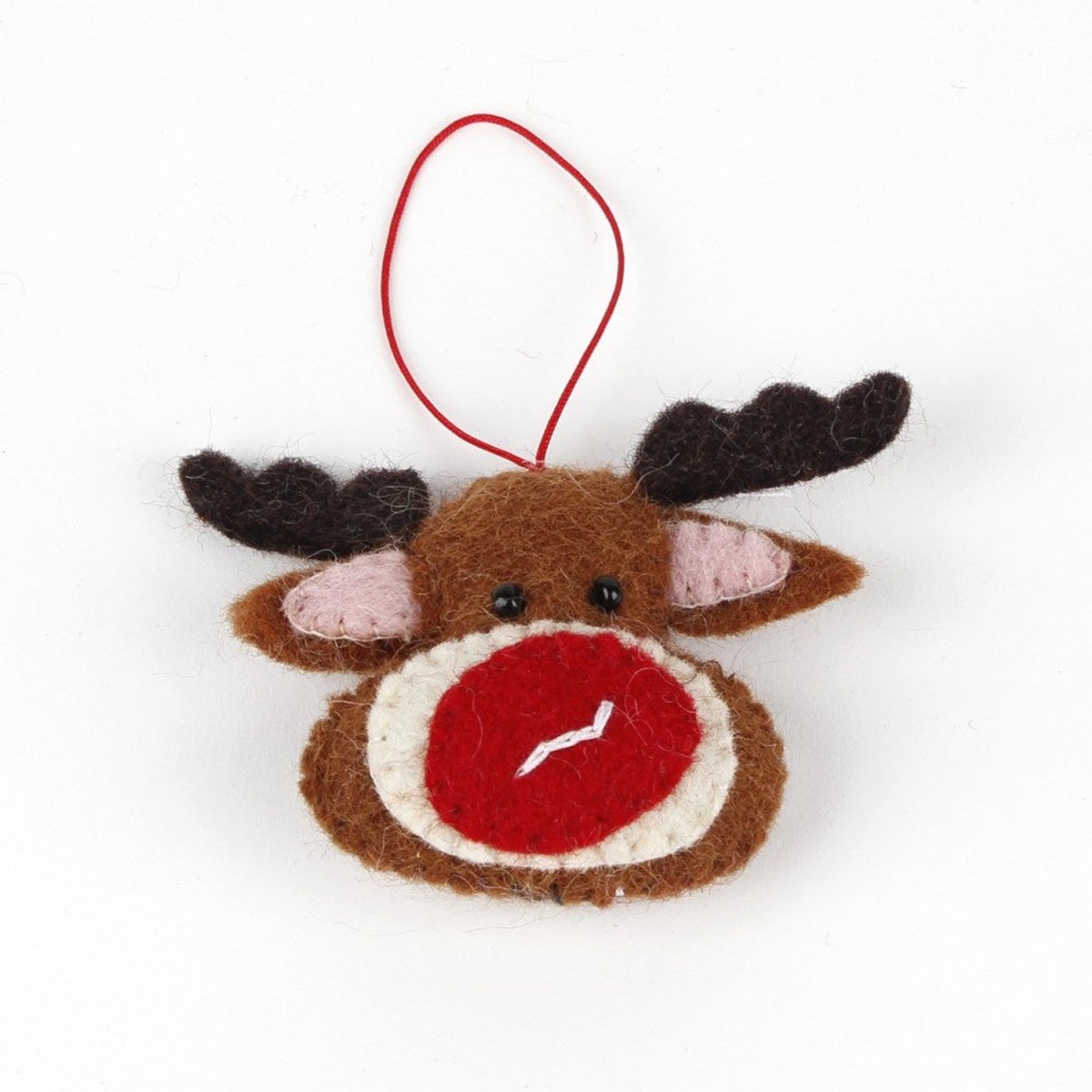Sjaal met Verhaal Hanger Vilt Kerst Rudolph Rendier
