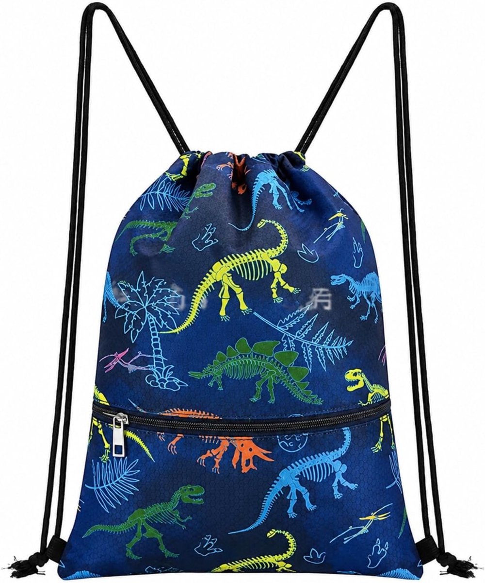 Zwembadrugzak voor kinderen met ritssluiting, waterdichte tas van Oxford-weefsel, lichte sportrugzak voor school, sport, zee en activiteiten