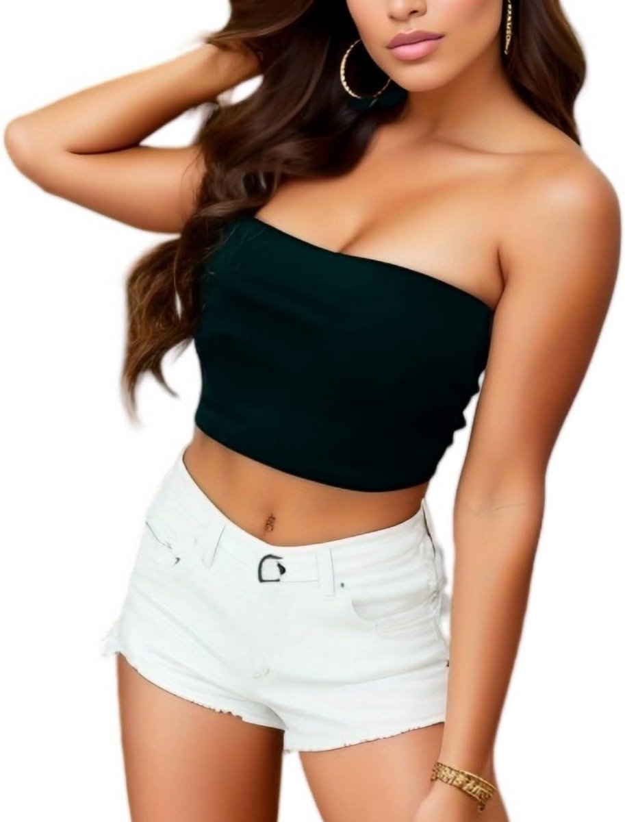 Grafische Print Strapless Tube Top Off Shoulder Backless Bandeau Tank Goth Harajuku Crop Corset Top Vrouwen Esthetische Kleding