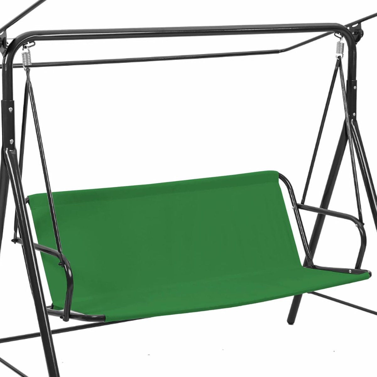 Schommelstoelhoes, afdekking voor de stoelen, schommelbank, waterdichte stoelhoes, terrasschommelkussen voor tuinschommel, binnenplaats, balkon, 138 x 50 x 50 cm, groen