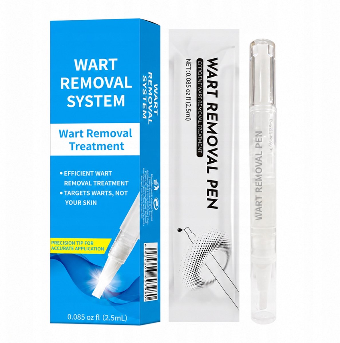 Wrattenverwijderingsset – Wrattenverwijderingspen – Wrattenverwijderingspen voor het hele lichaam – 2,5 ml/pen – 1-verpakking