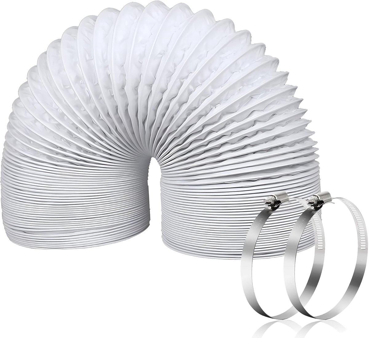 100 mm 2 meter ventilatieslang, aluminium flexibele slang, drogerslang, flexibele buis, luchtslang voor groeitent, droger, home-Vent-register
