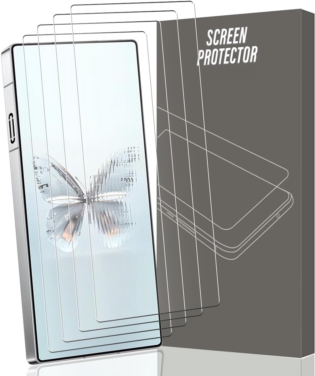 Glas voor ZTE nubia Red Magic 10 Pro/10 Pro+, transparant, displaybeschermfolie van gehard glas, 4 stuks, hardheid 9H, glasfolie voor ZTE nubia Red Magic 10 Pro/10 Pro+