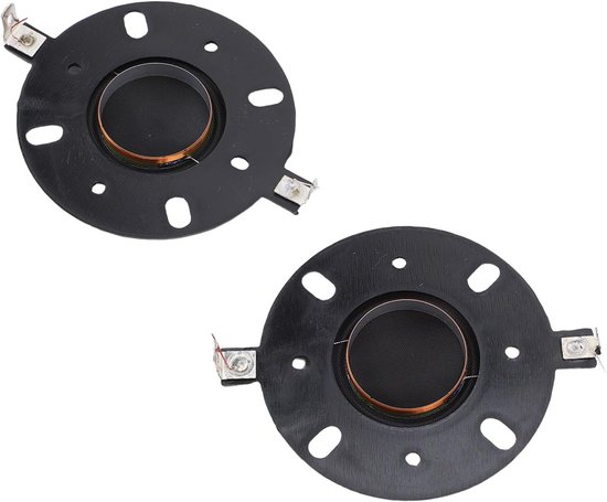 2 STKS 25,5 Mm Tweeterdiafragma, Polyester Zacht Geluid Lage Vervorming Spreekspoel, met Harskoepelontwerp voor 4 Inch 25 Kern Zwarte Tweeterluidsprekers — afbeelding 5