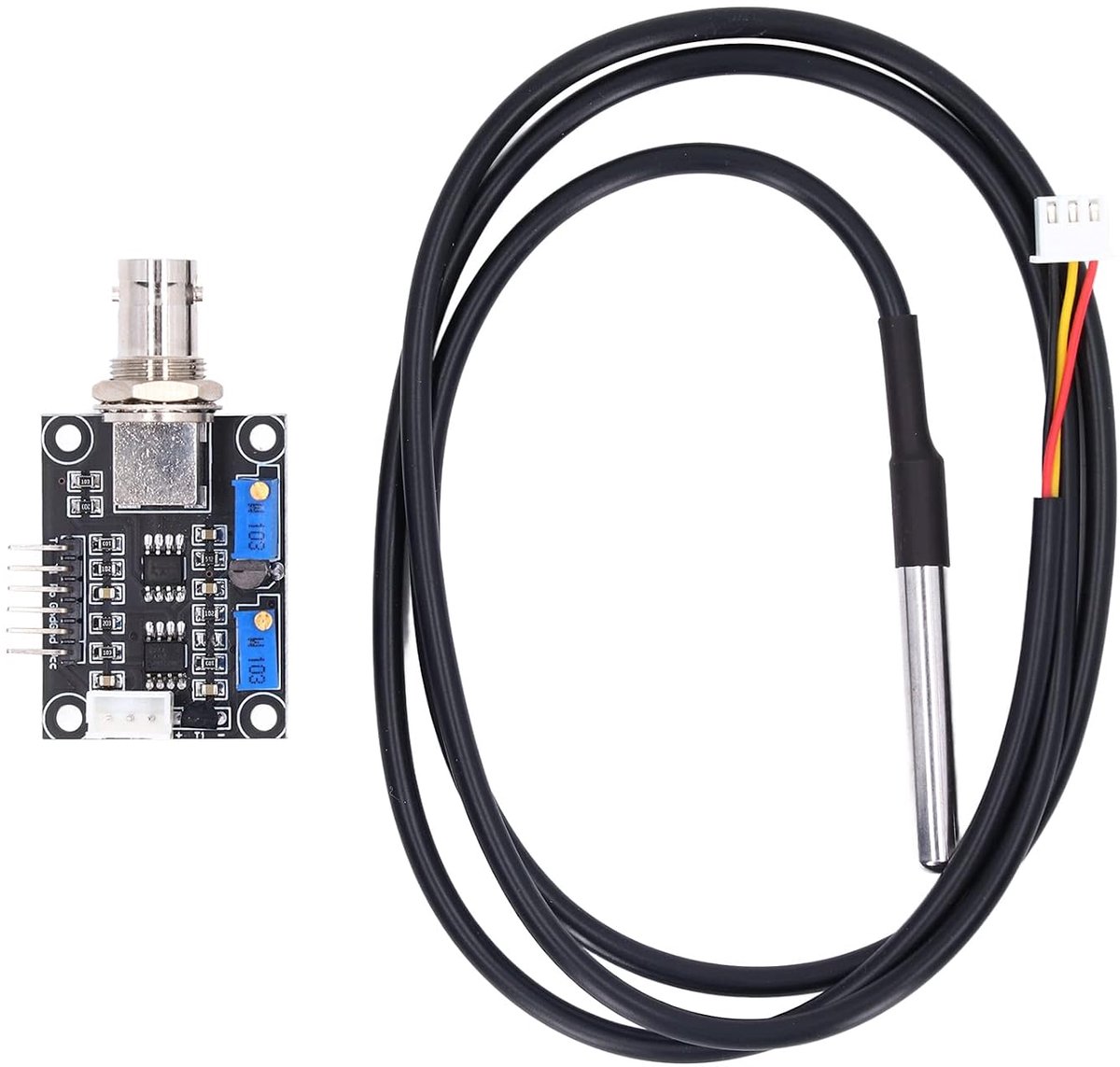 Digitale PH 0-14 detectiesensormodule voor Aquaria Hydrocultuur Laboratoria Staafelektroden Sondemonitorkit