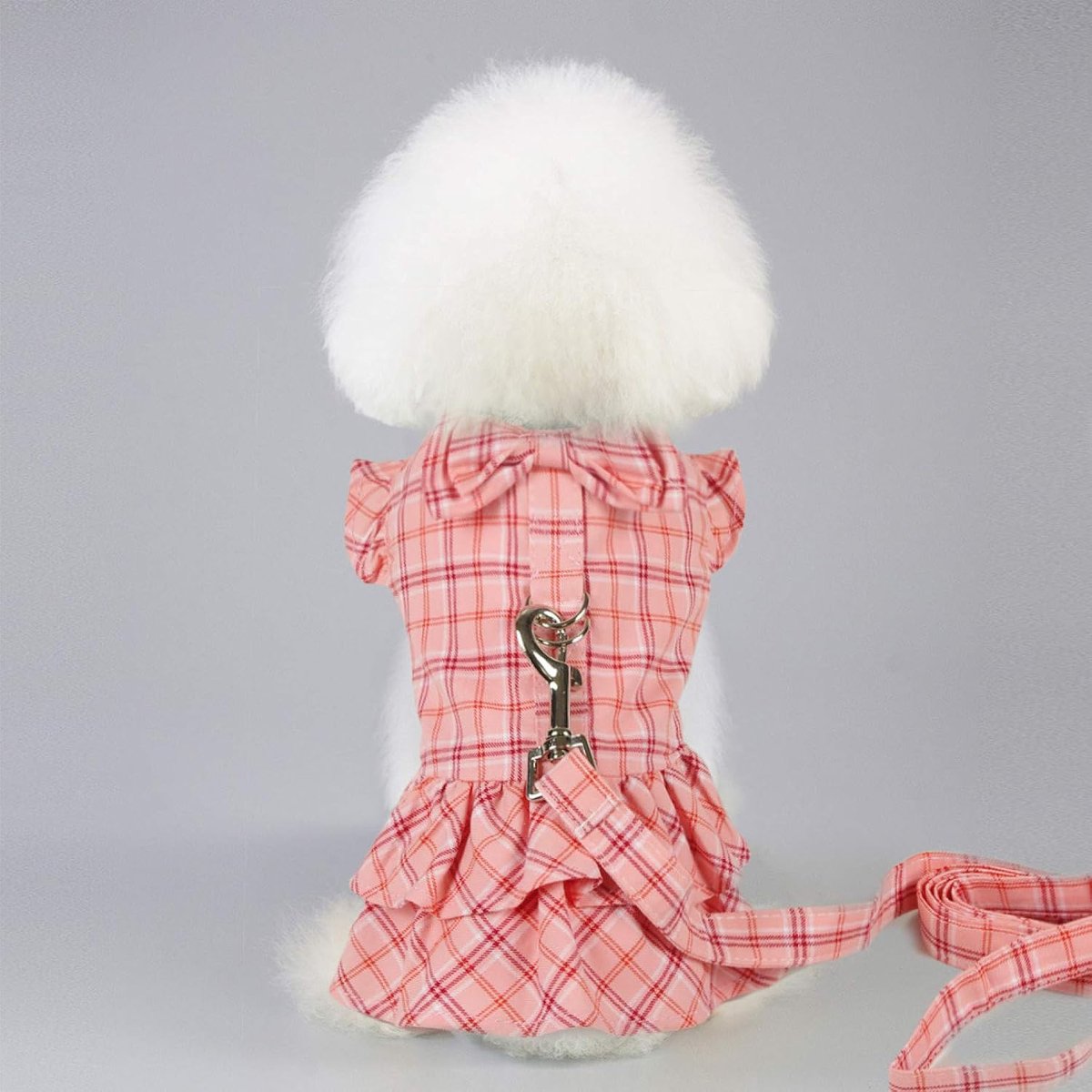 Hondenjurk Harnas Strik Ruche Laag Teddy Harnas Jurk Met Lijn Huisdier Jurk Kleding Satijn Geschikt voor Kleine, Middelgrote en Grote Honden of Katten Halloween