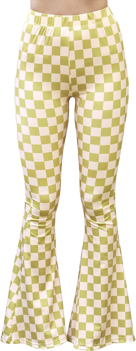 Del Sol Hoge Taille Comfortabele Stretch Boho 70s Bell Bottom Fit to Flare Lounge Yoga Broek