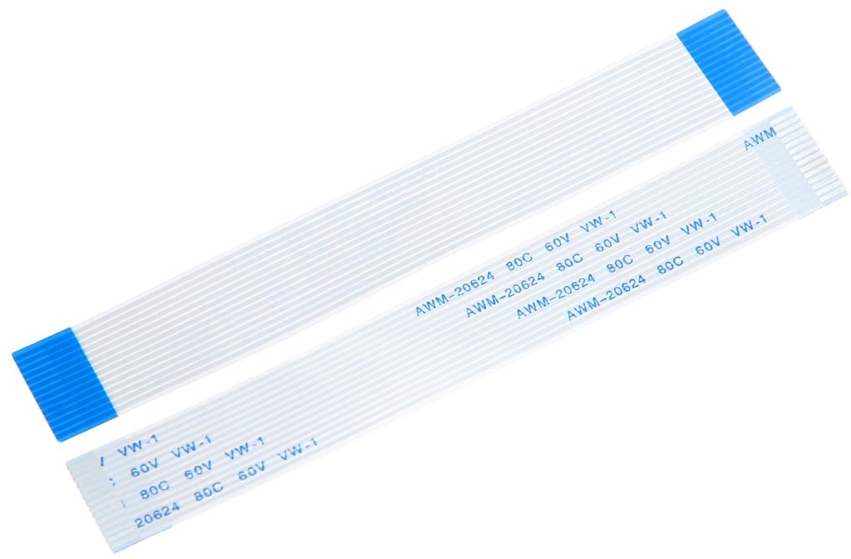 5 verpakkingen FFC FPC flexibele platte kabel, 14-polig, 1 mm lengte, 100 mm (type A) voor lcd-printer, 3D-printer, camera, dvd, tv, laptop, audio