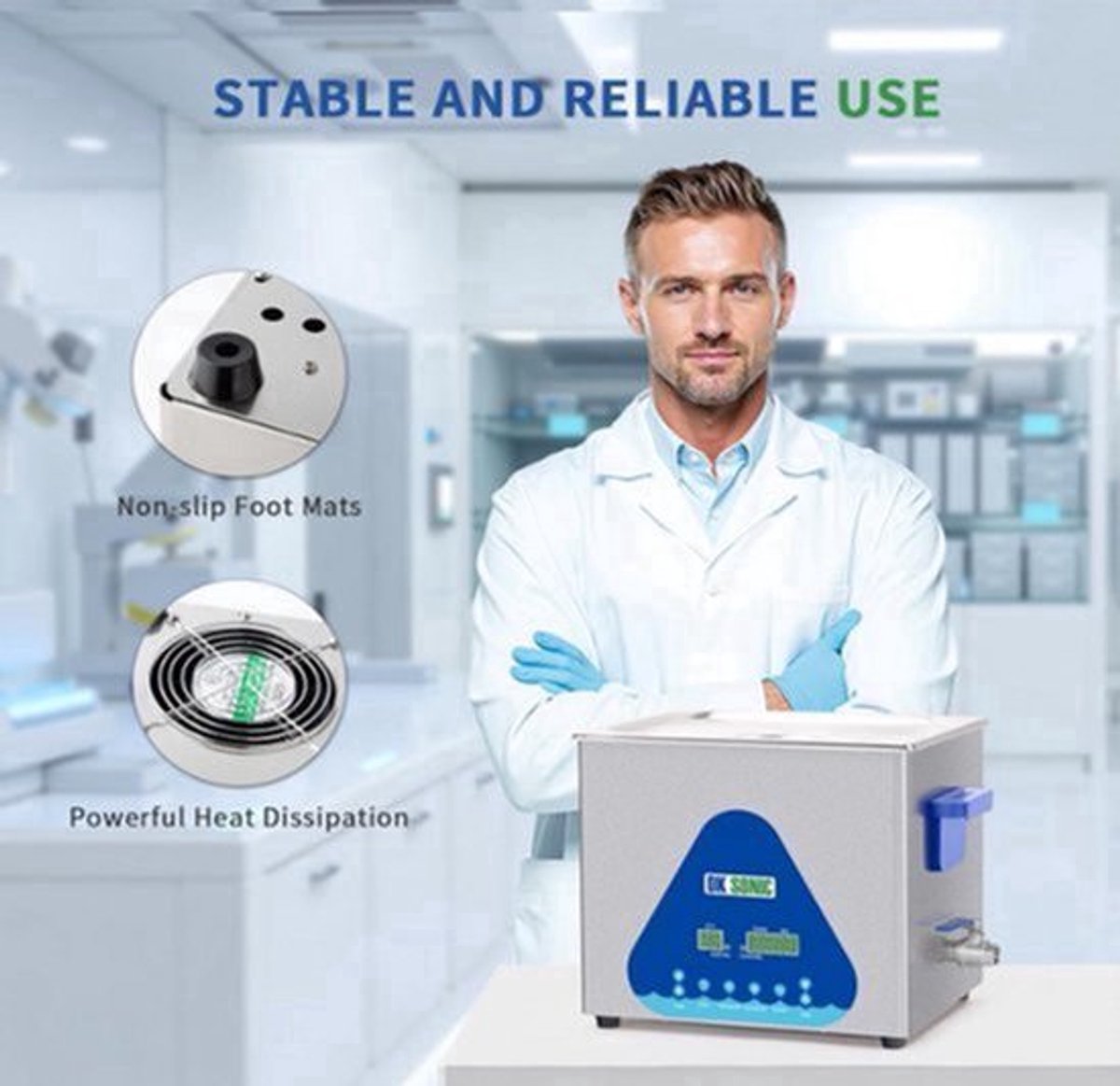 Ultrasone Reinigingsmachine – Ultrasoon Reiniger – Sieradenreiniger – Brillenwasser – Digitale Cleaner – 10 Liter Inhoud – Instelbare Temperatuur & Tijd