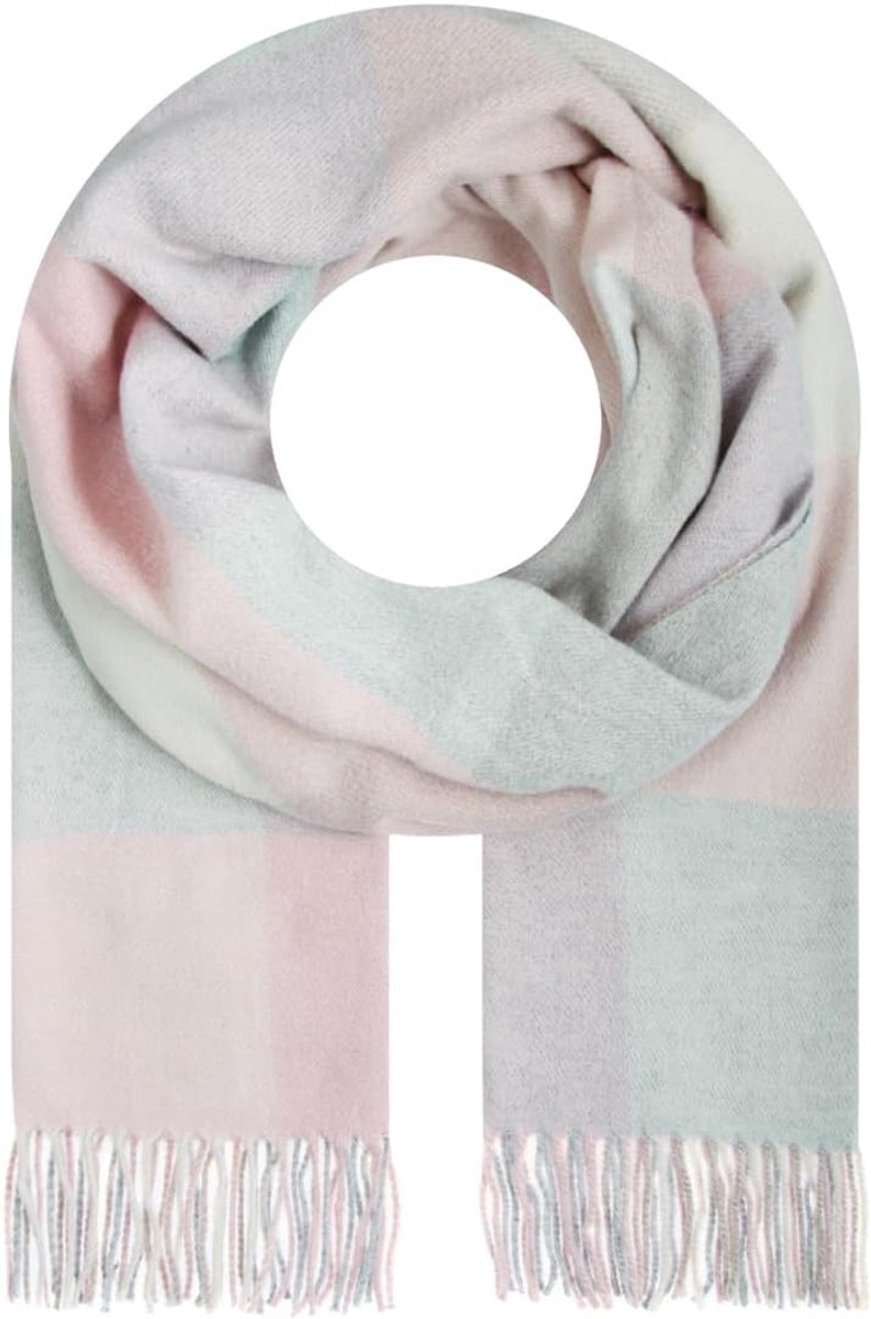 Damessjaal wintersjaal gebreide sjaal dames sjaal (880040), roze 3,