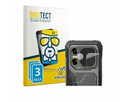 Screenprotector 3 Stuks voor Blackview Xplore X1 (ALLEEN Camera Lens) Beschermglas transparant