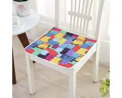 Zitkussen voor eetkamer/stoelpad/auto mat, alle seizoenen anti slip/zitkussen/voor woonkamer keuken bureaustoel/kussens/indoor outdoor-A 45x45cm (18x18inch)
