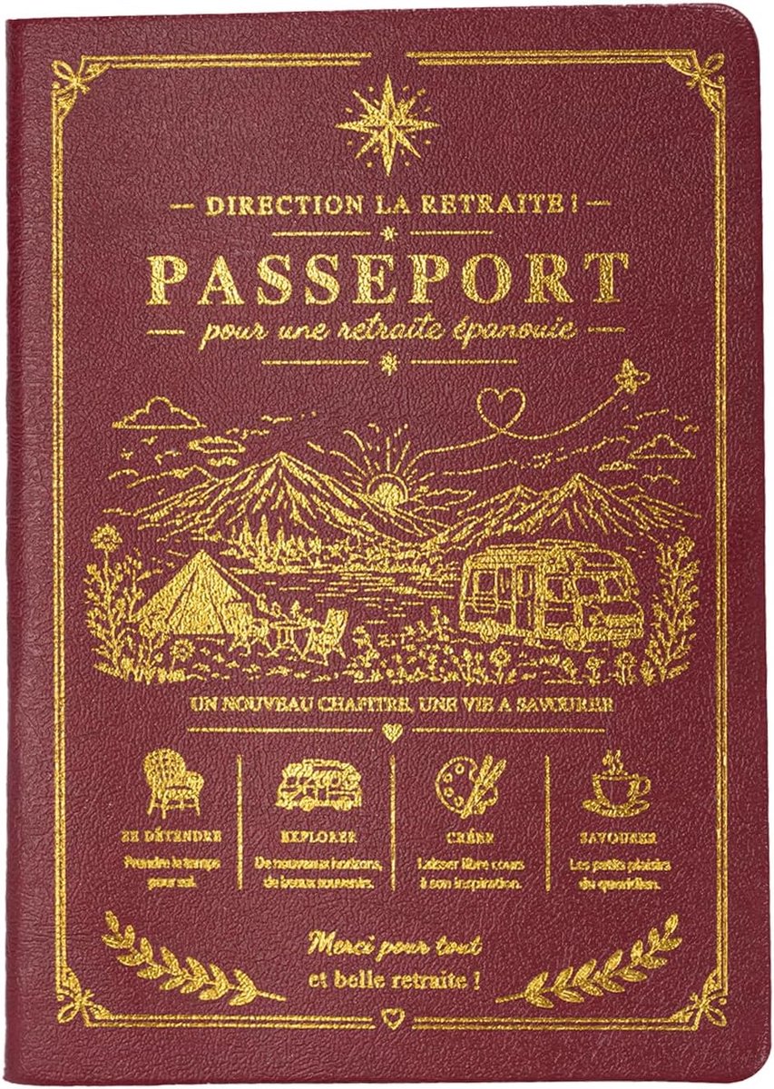 Collegue de Travail, pensioenkaart paspoort, gastenboek