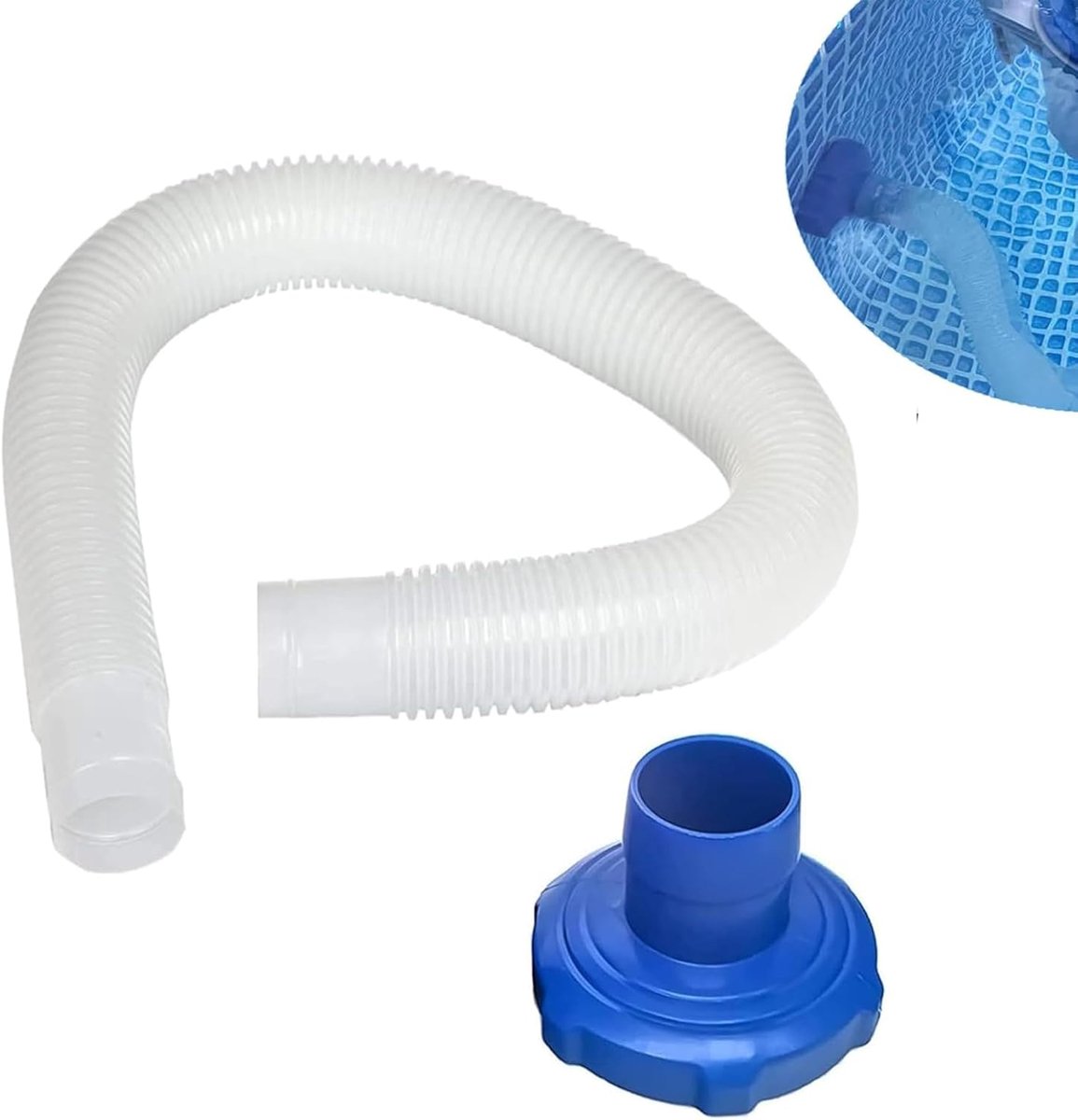 Slang en adapter voor In-Tex 25016 skimmerset, 1,5 inch, voor bovengrondse zwembaden