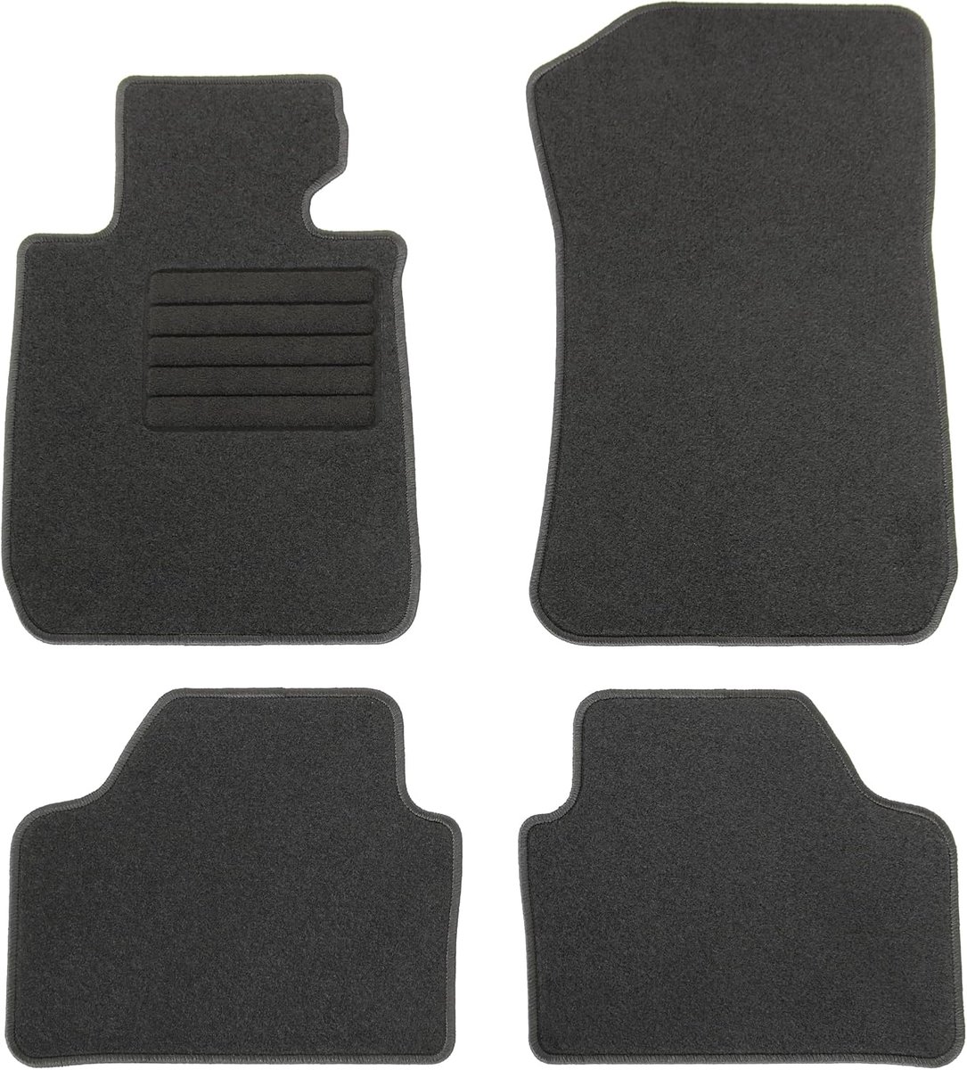 Vloermatten set, zwart