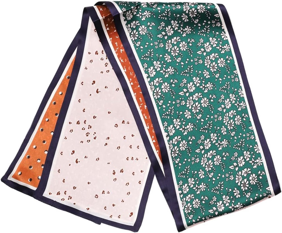 100% Pure Mulberry Zijden Sjaal Dubbelzijdige Rechthoek Tie Hoofd Hals Taille Strip