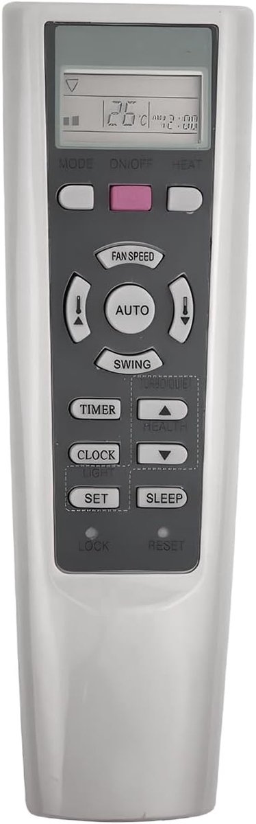 Vervangende afstandsbediening voor Haier Airconditioner YR-W02 YR-W03 YR-W04 YR-W01