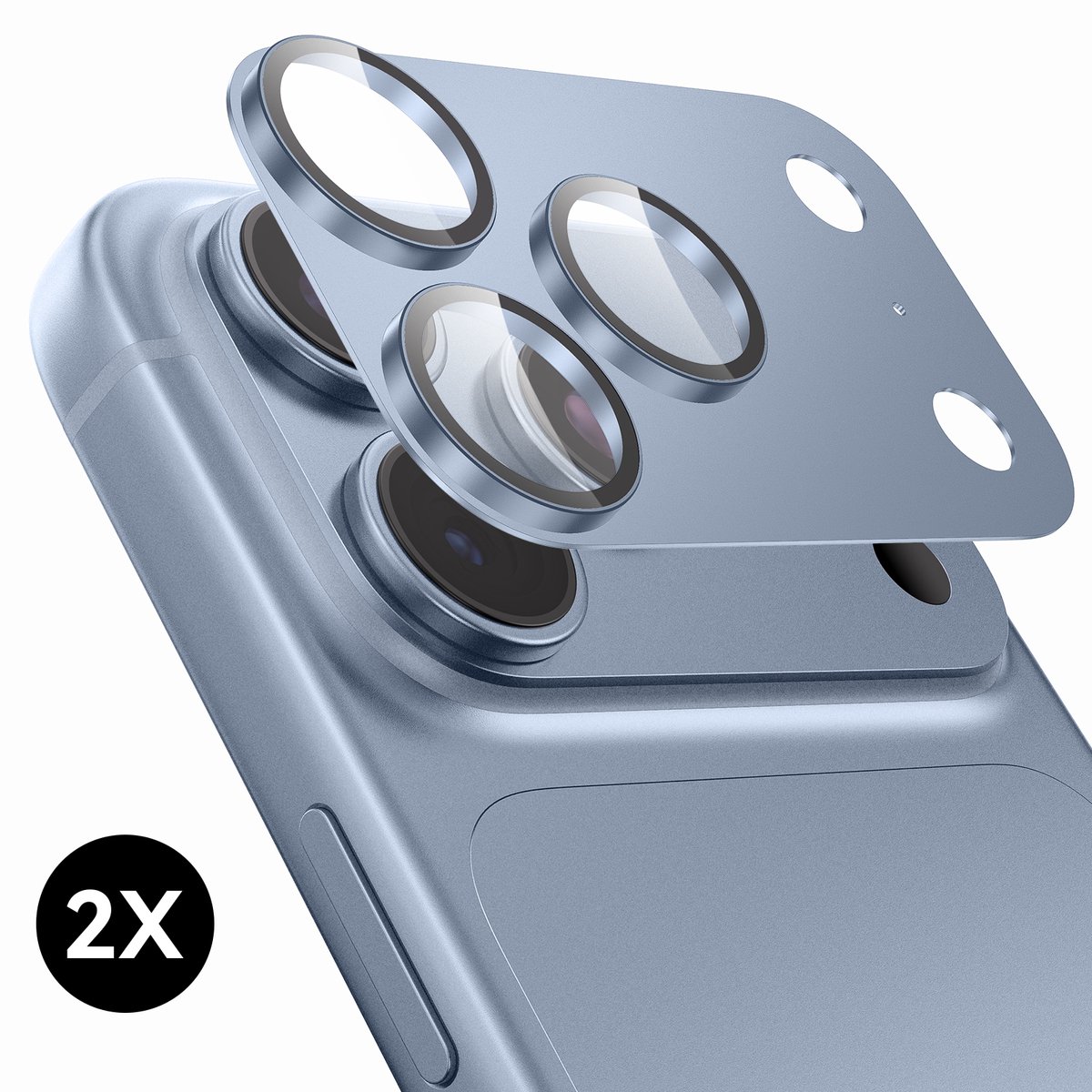 Camera protector geschikt voor iPhone 18 Pro Max Camera Lens Screen Protector - Gletsjer - Screenprotector - 2 stuks - Camera Protector geschikt voor iPhone 18 Pro Max Camera Protector - Gehard Glas
