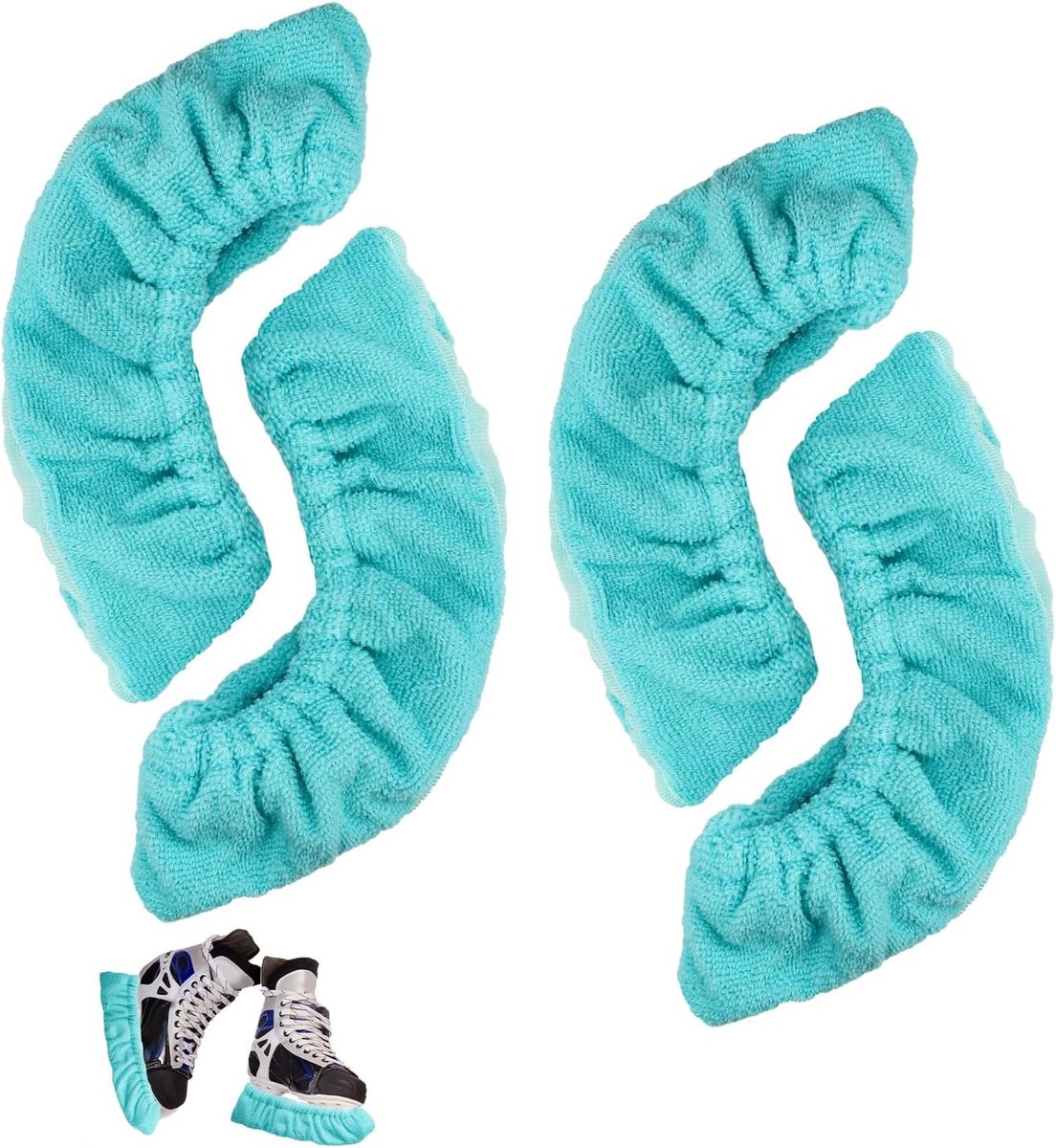 Schaatsbeschermers, Hockeyschaatsbeschermers Elastisch Schaatsbeschermers voor Mannen Vrouwen Jongens Meisjes