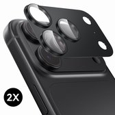 Camera protector geschikt voor iPhone 18 Pro Camera Lens Screen Protector - Zwart - Screenprotector - 2 stuks - Camera Protector geschikt voor iPhone 18 Pro Camera Protector - Gehard Glas