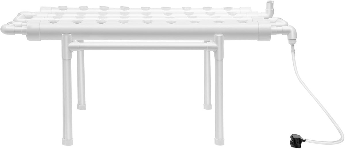 Growing System Layer Hydrocultuur Grow Kit Hydrocultuur Kweekset voor bladgroenten, geschikt om thuis in de tuin en zelfs op kantoor te kweken (36 gaten)
