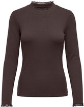 ONLY - ONLLESLIE L/S LACE MIX TOP JRS Dames Top