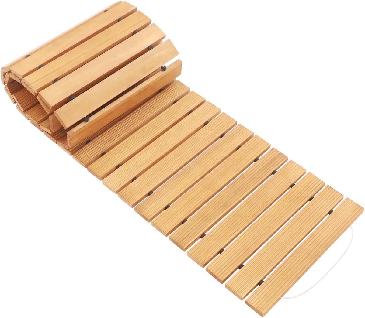 Tuinpad, hout, rolpad, 240 x 43,5 cm, antislip