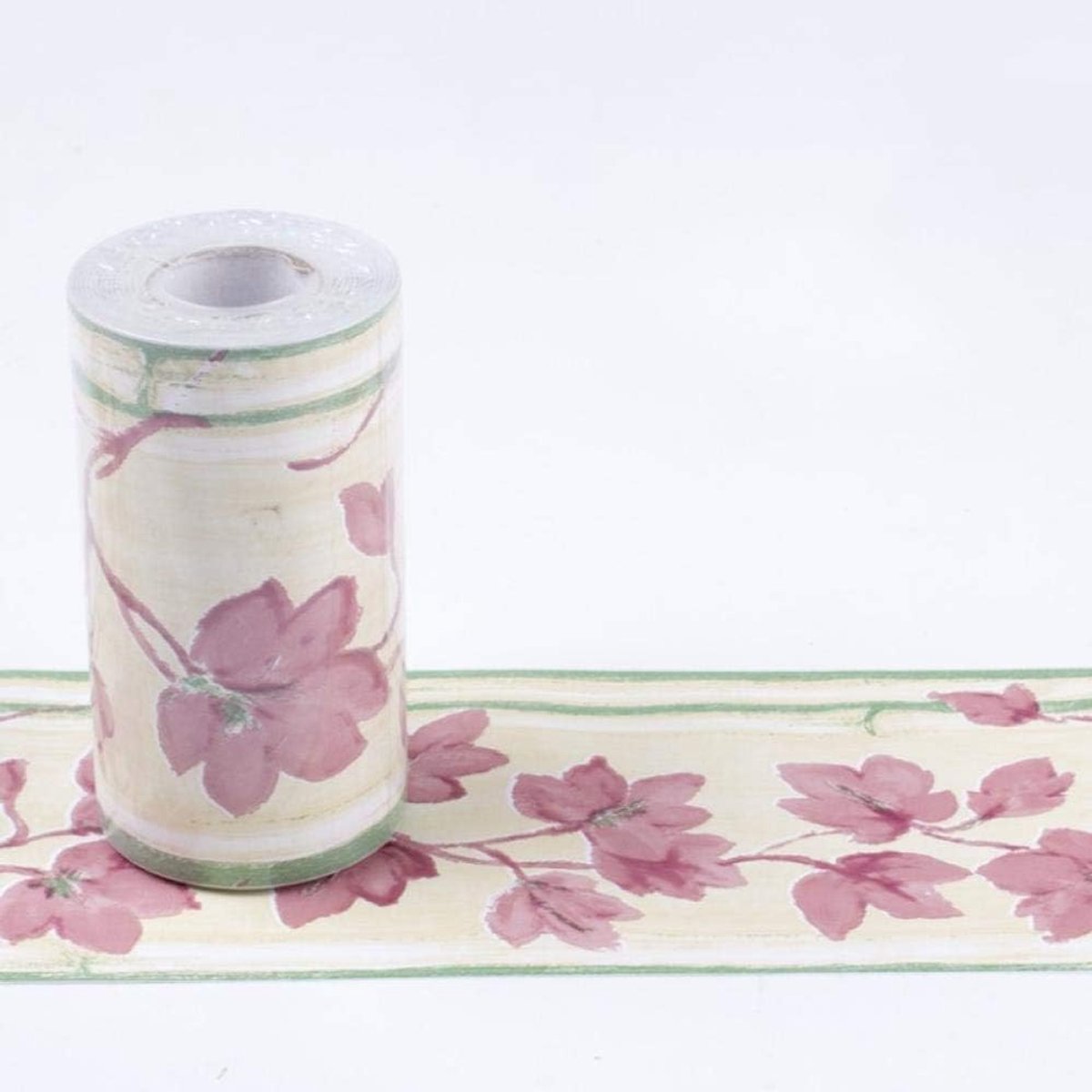 Behang Spiegel Borders voor Badkamer Peel en Stick Klaslokaal Bulletin Board Borders Boho Papier voor Klaslokaal Trim Sets Little Pink Flower 10 X 1000CM