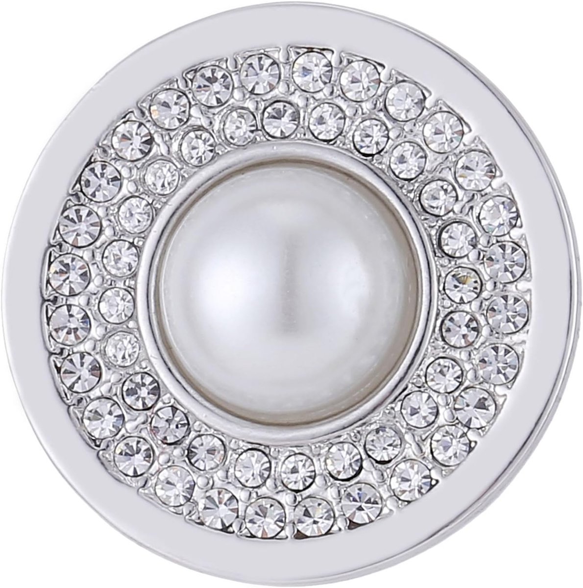 Kleine munten voor dames, 23 mm met veel verschillende motieven, Small, Parel, Kunstmatige diamant