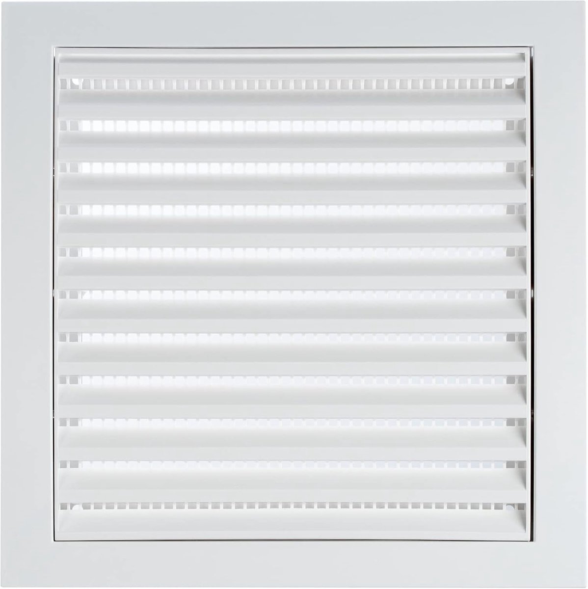 Ventilatierooster 190 x 190 mm Kunststof Afsluitrooster Insectenbescherming Zonder Flens