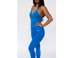 Sporttop Dames - Kleding - Fitness - Sport - Krachttraining - Pilates - Sportbh - Blauw - JayJay