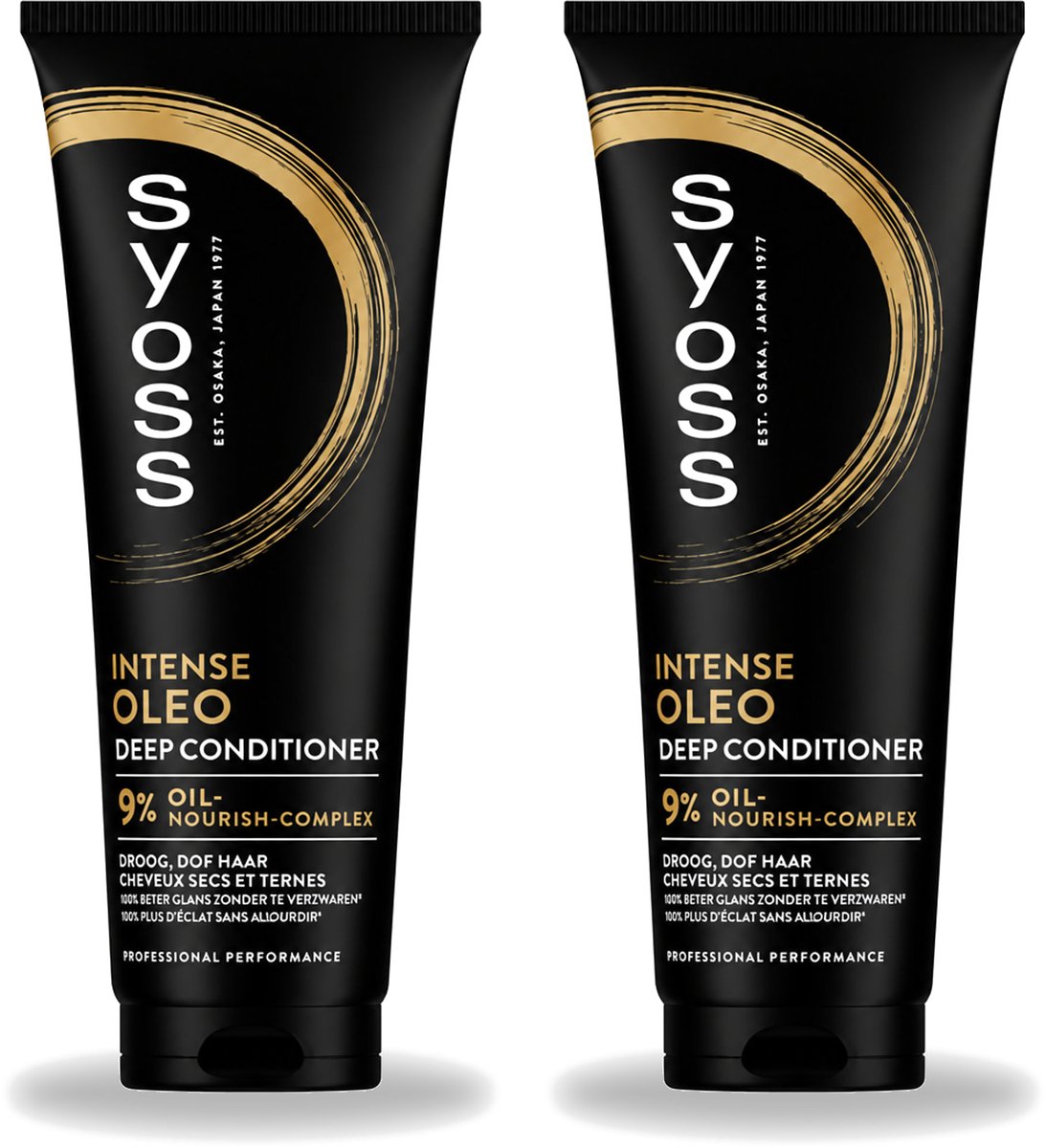2 x Syoss - Intense Oleo - Deep Conditioner - Voedt & Verzacht - 250 ml - Voordeelverpakking - 2 stuks