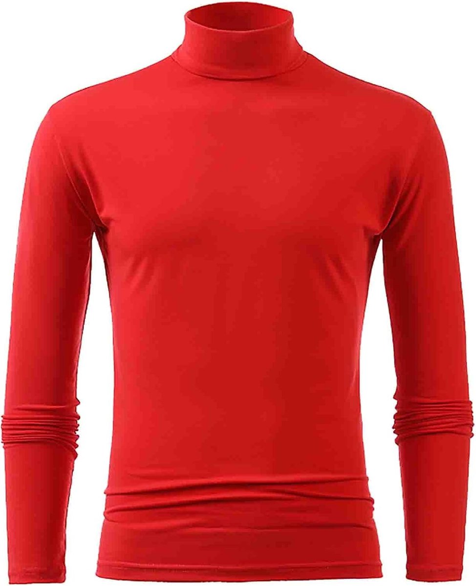 2026 Mannelijke Winter Warm Opstaande Kraag Mode Thermisch Ondergoed Mannen Basic T-Shirt Blouse Trui Lange Mouwen