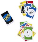 DOS Second Edition speelkaarten: een kaart met het logo, een set met gekleurde kaarten, en een stapel met cijferkaarten.
