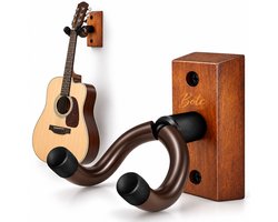 BOTC Gitaar Wandbeugel - Set van 2 stuks - Muurbeugel – Gitaar standaard – Guitar Stand – Viool – Basgitaar - Ukelele - muurhaak