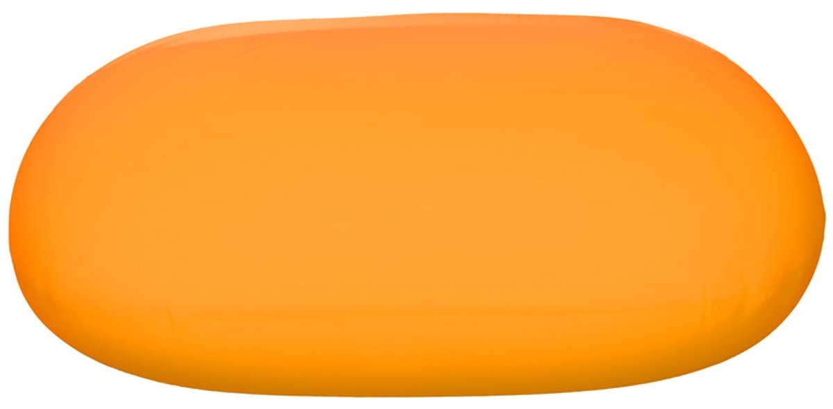 Padiro ovale zitzak 101 x 78 x 50 cm - oranje - nylon en elastaan - rekbaar en voor binnen en buiten