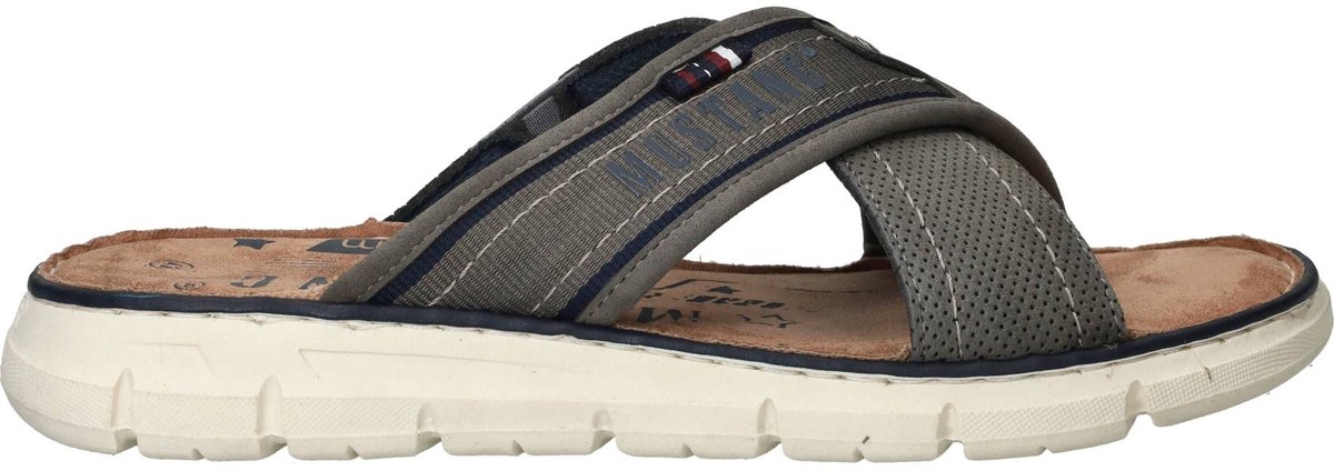 Mustang Slippers - Heren - Grijs - Maat:45