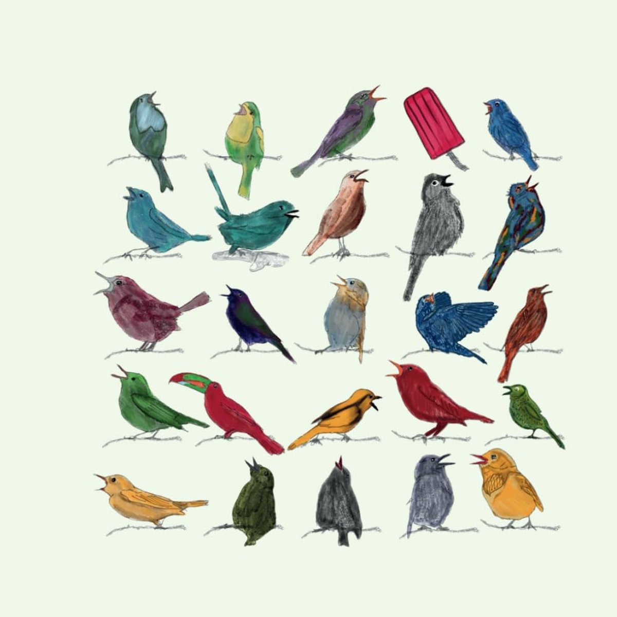 Birds Bullet Dotted Journal: Grid Notebook - ShopVlot
