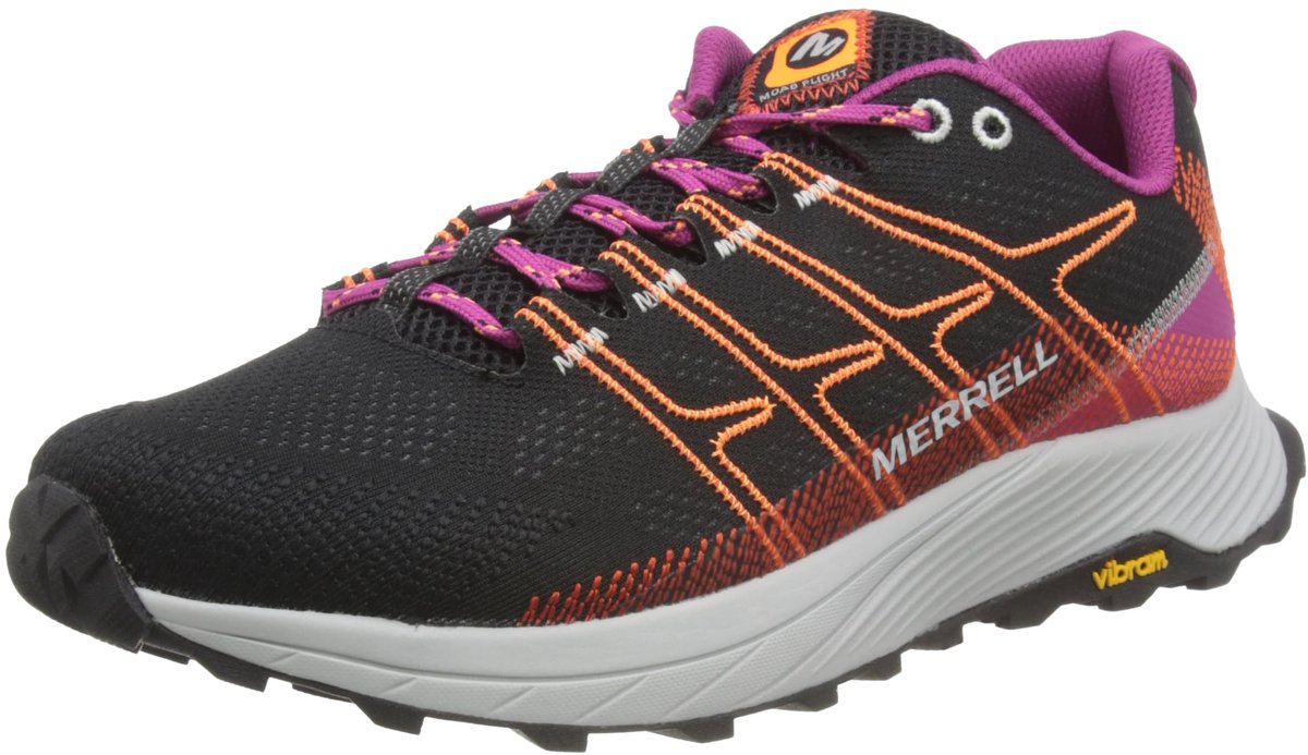 Merrell Moab Flight W Trailrunningschoen /Fuchsia 40.5 EU Zwart