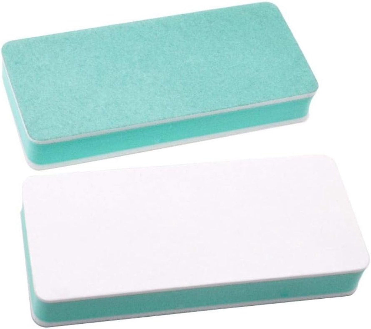 Dailygoods- Nagelbuffer Professionele Schuurblokken - Hoogglanzende Polijstvijl - Manicure/Pedicure Gereedschap - Kunststof/Spons/Schuurpapier - Afmetingen 9 x 4 x 1,4 cm - Nagelvi
