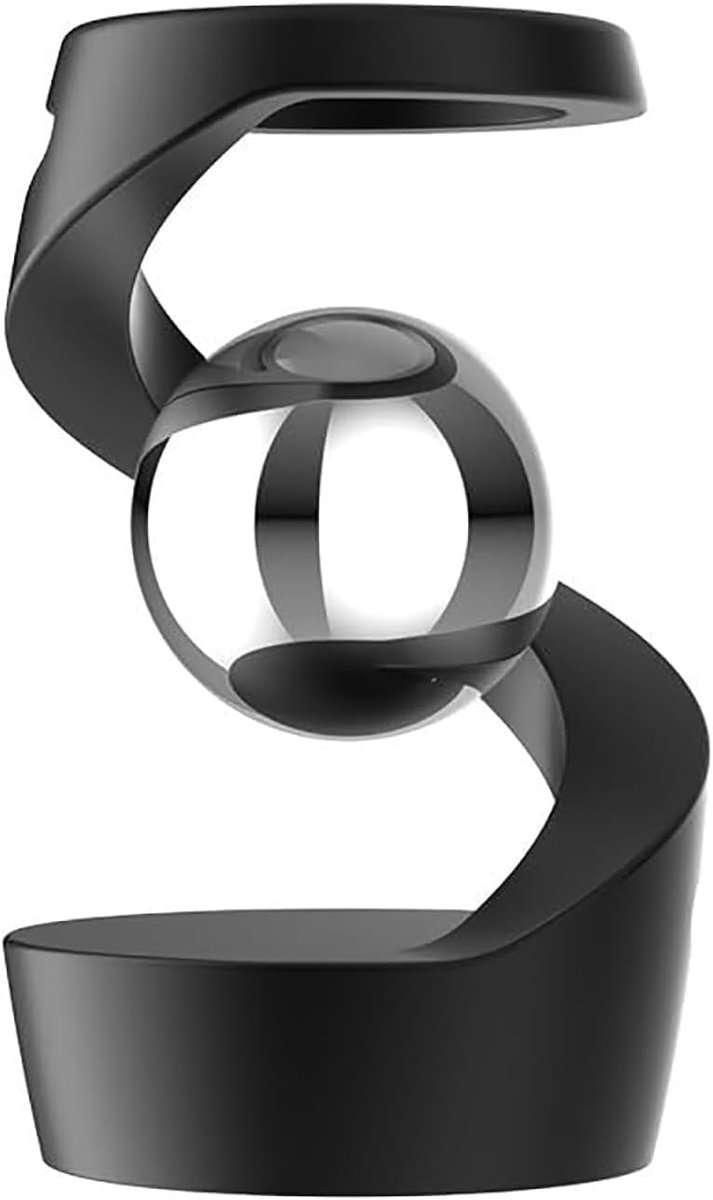 trotserend kinetisch bureauspeelgoed, desktop hangende gyroscoop, optische illusie bureauspeelgoed, kinetisch bureauspeelgoed, zwaartekracht-tartende metalen vorm, stressverlichting