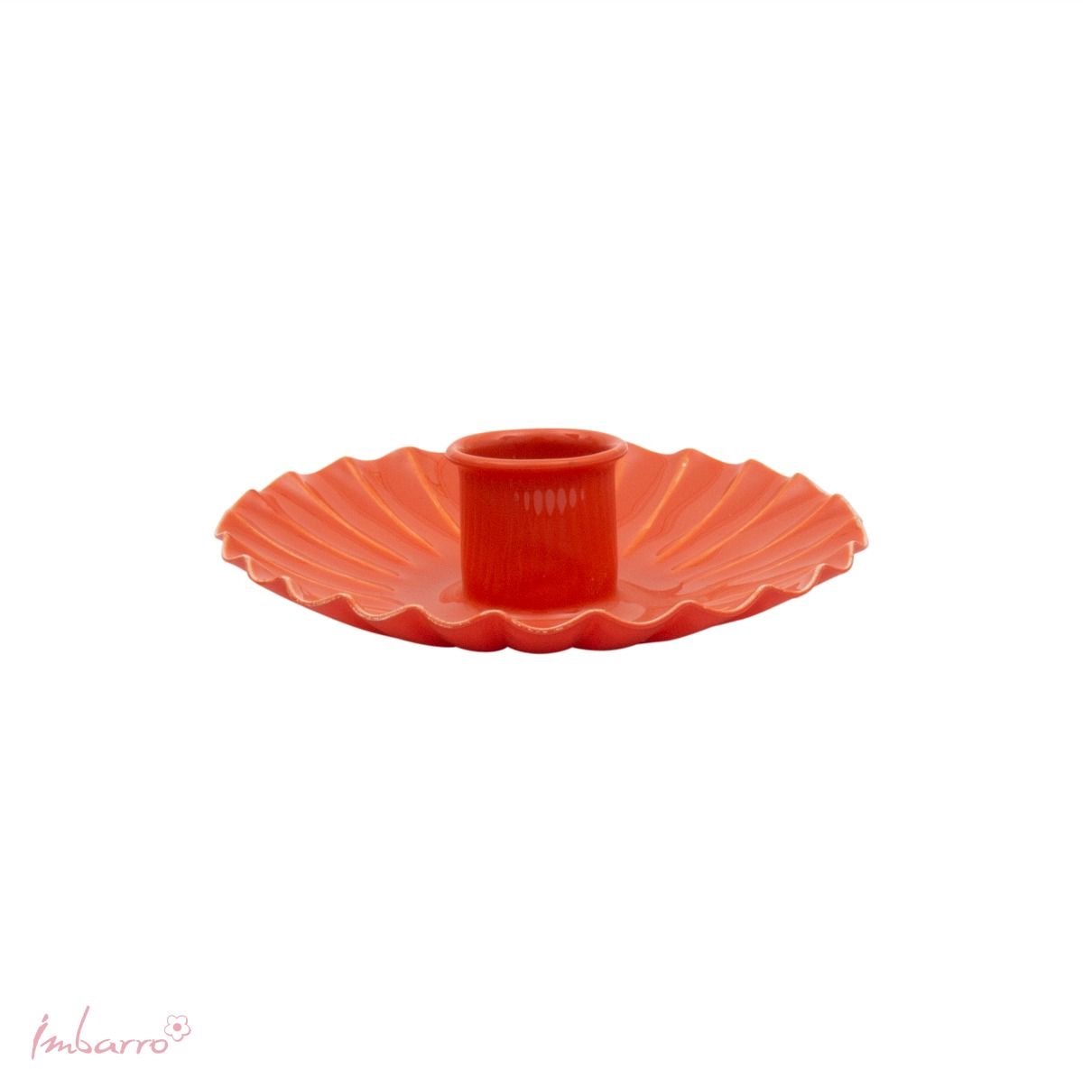 Imbarro Home & Fashion - Kandelaar Lumi Orange - Oranje - L:9.50 W:9.50 H:2.50 cm