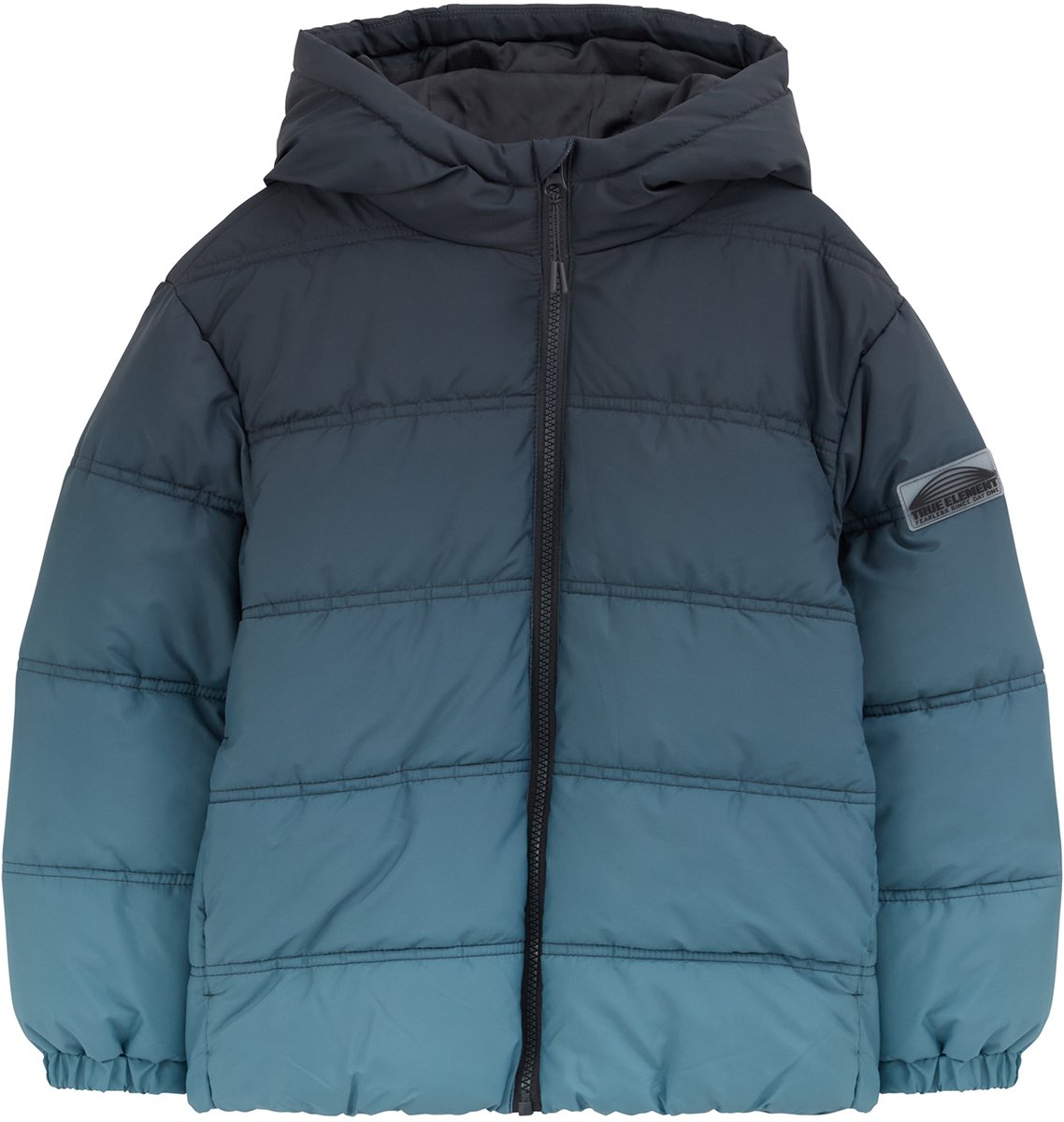 WE Fashion Jongens dip dye bomberjack met applicatie