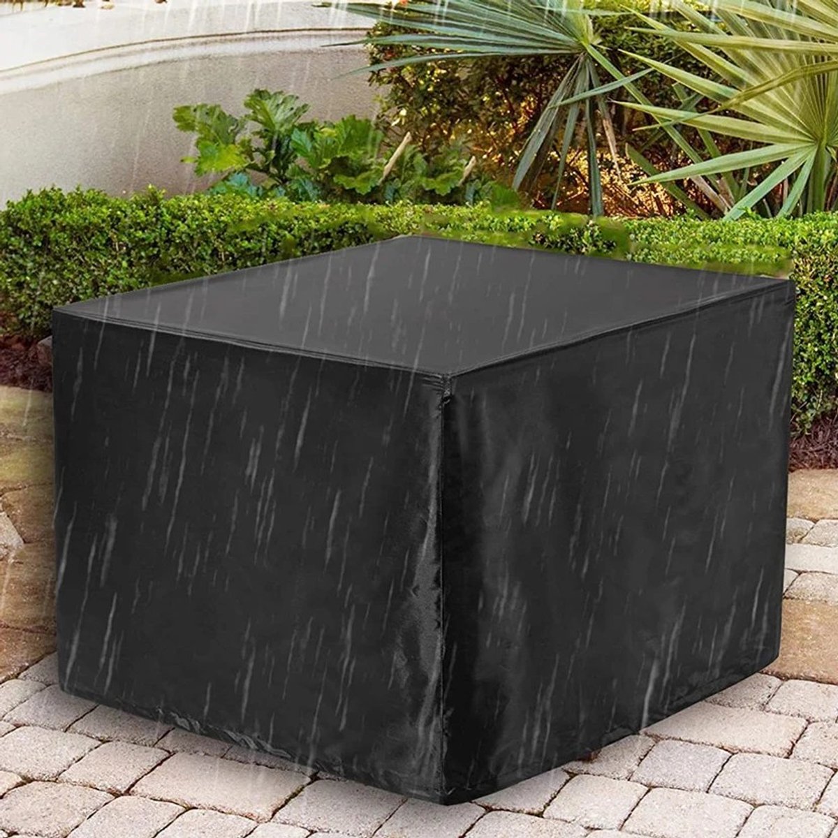 Stunq Waterdichte Tuinmeubelhoes Zwart – Regen & Sneeuwbestendig