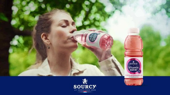 Sourcy Vitaminwater - Framboos / Granaatappel 6x1L - Voordeelverpakking
