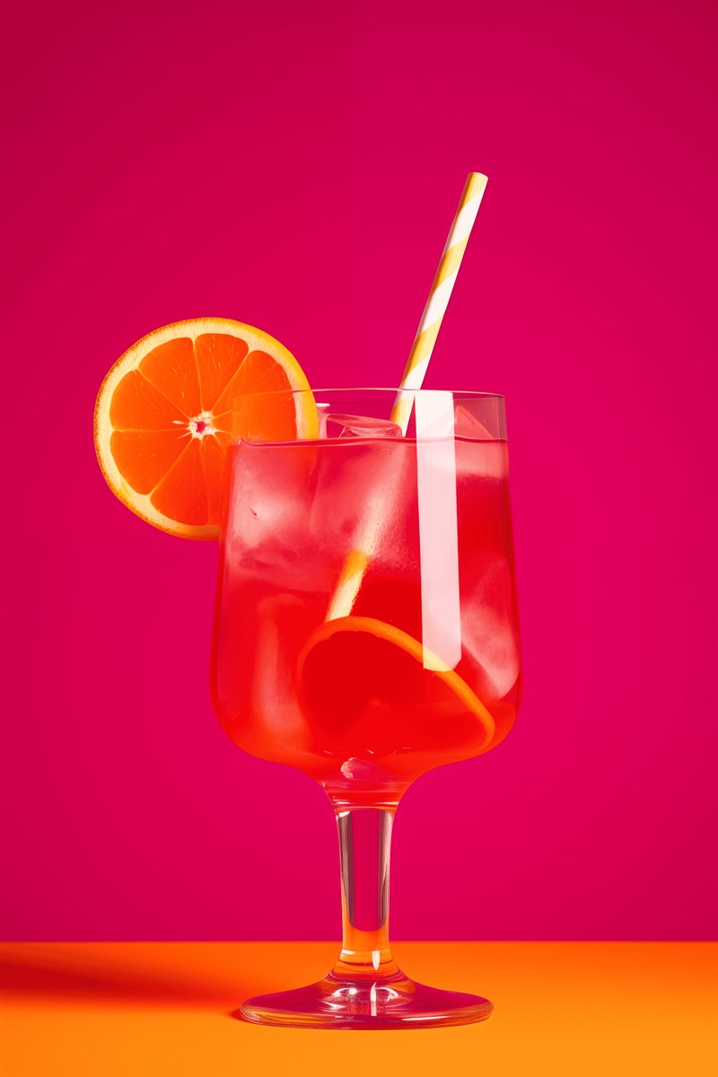 Grapefruit Poster - Cocktail - Cocktail met Grapefruit - Moderne Kunst - Kamer Decoratie - Drank - Mixdrank - Terras - Horeca - posters - formaat 30x40cm - Wanddecoratie - XS1863YR