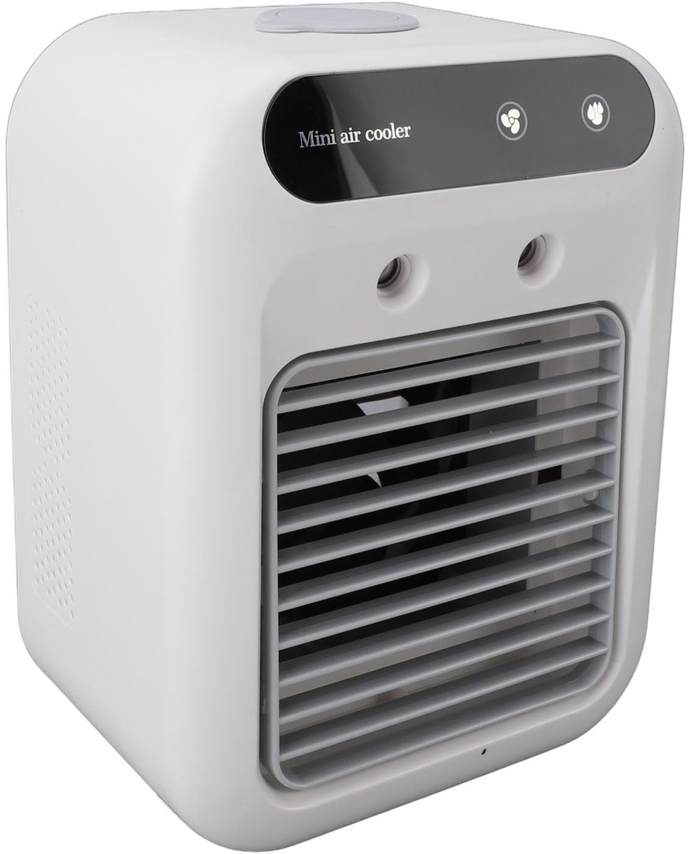 Mini Airconditioner, Efficiënte Koeling Lichtgewicht Draagbare Airconditioner, Spray Water Tank 500ml Mobiele Koeler - ShopVlot