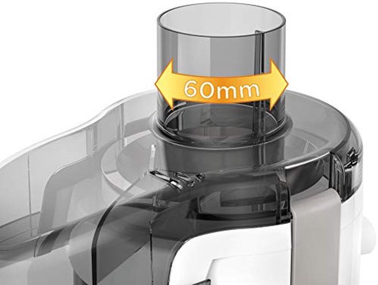 Fruithapjes Maken - Sapcentrifuge Slowjuicer - Gezonde Drankjes - Extra Brede Opening - 0.95 Liter - Zwart Transparant — afbeelding 4