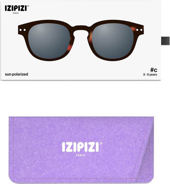 Izipizi Zonnebril Kids - Model C - 3-5 Jaar - Tortoise van Izipizi — afbeelding 4